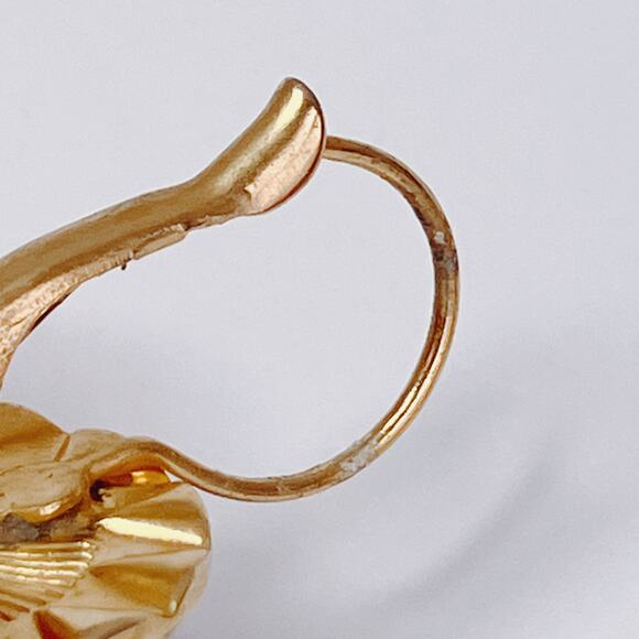 Vintage Lot of 3 Earrings Pairs Rivoli Rhinestone Leverback Mid Century Sparkly - Picture 12 of 16